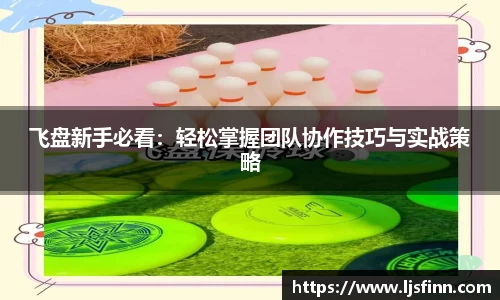 飞盘新手必看：轻松掌握团队协作技巧与实战策略